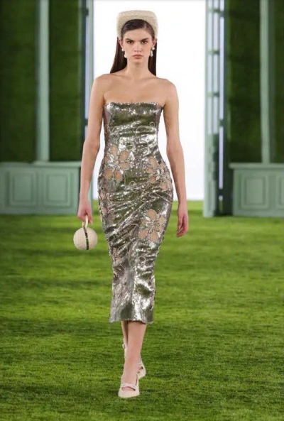 georges hobeika green dress Beaded Long Dress – Georges Hobeika