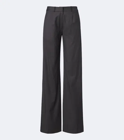 Georges Hobeika Mid-rise Straight Pants In Gray