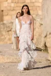 Georges Hobeika Sleeveless Ruffled Layer Dress In Multi
