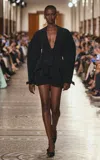 Georges Hobeika Tailored Silk-blend Shorts In Black