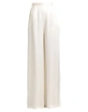 Georges Makaroun Woman Pants Ivory Size 4 Silk