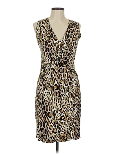 Pre-owned Georges Rech Cocktail Dress In Brown