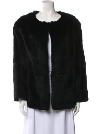 Pre-owned Georges Rech Fur Jacket In Black