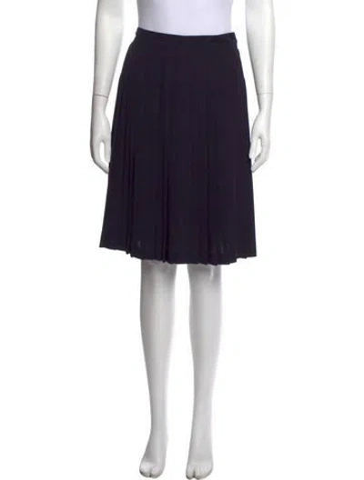 Pre-owned Georges Rech Midi Length Skirt In Blue
