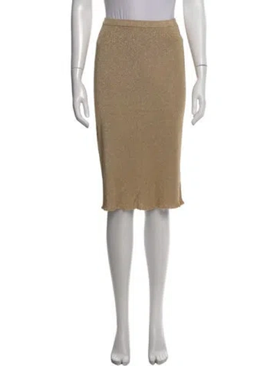 Pre-owned Georges Rech Midi Length Skirt In Neutral