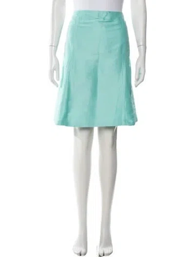 Pre-owned Georges Rech Mini Skirt In Green