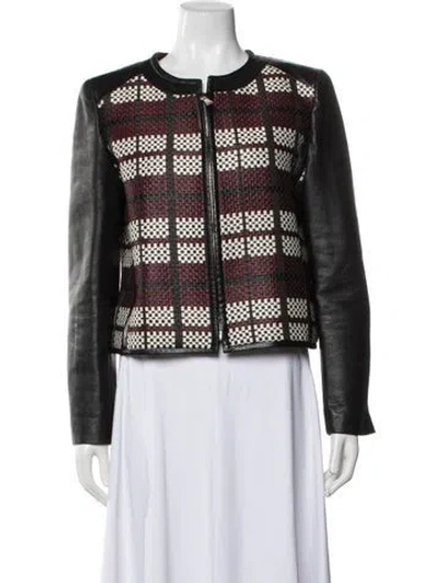 Pre-owned Georges Rech Plaid Print Jacket In Multi