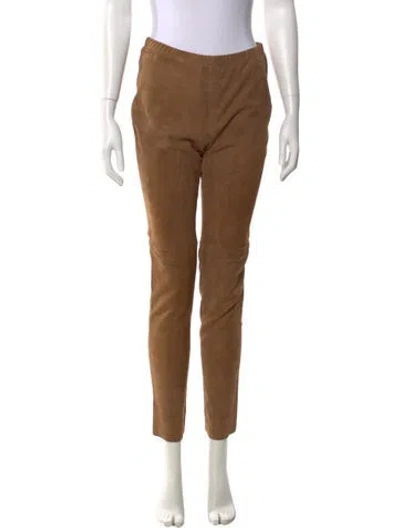Pre-owned Georges Rech Skinny Leg Pants In Brown