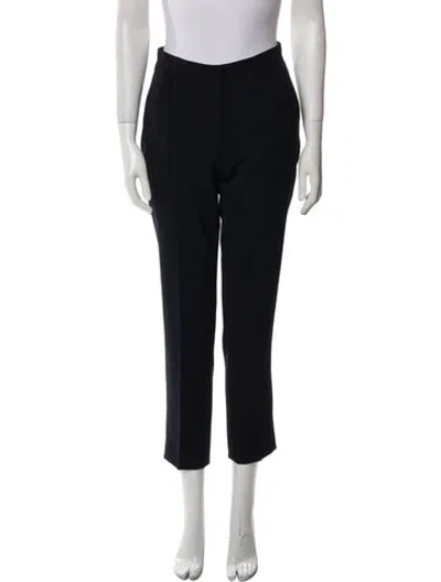 Pre-owned Georges Rech Straight Leg Pants In Black