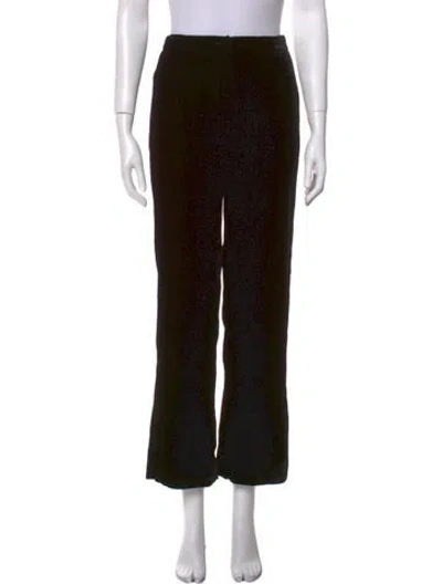 Pre-owned Georges Rech Vintage Straight Leg Pants In Black