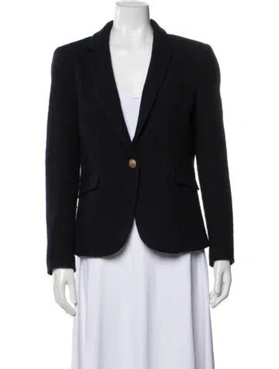Pre-owned Georges Rech Virgin Wool Blazer In Blue