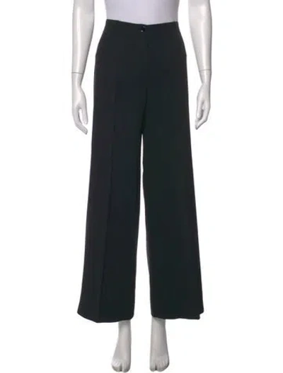 Pre-owned Georges Rech Wide Leg Pants In Black