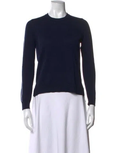 Pre-owned Georges Rech Wool Crew Neck Sweater In Blue