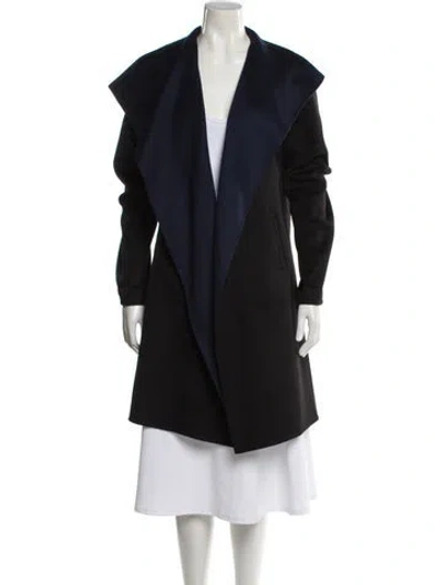 Pre-owned Georges Rech Wool Trench Coat In Blue