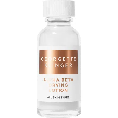 Georgette Klinger Alpha Beta Drying Lotion In White