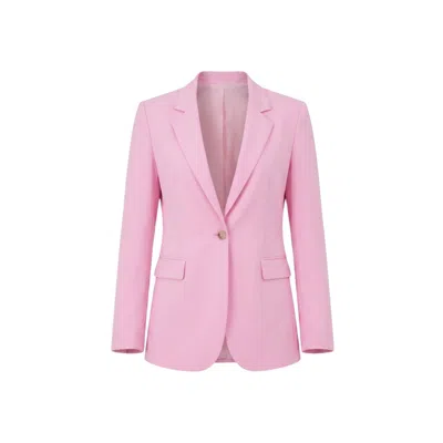 Georgette Women's Peony Pink Tailored Blazer