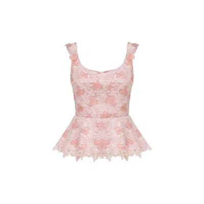 Georgette Women's Pink Belle Peplum Corset