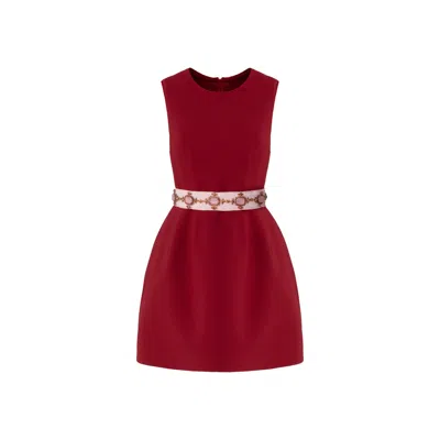 Georgette Women's Red Élise Crimson Mini Dress
