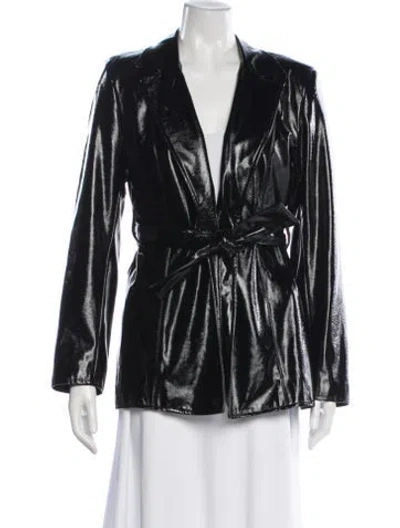 Pre-owned Georgia Alice Biker Jacket In Black