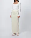 Georgia Alice Floor Length Skirt In Butter In White