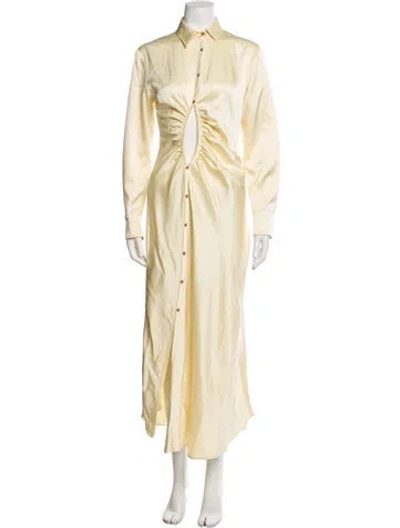 Pre-owned Georgia Alice Long Dress In Yellow