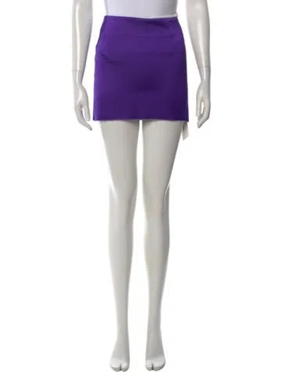 Pre-owned Georgia Alice Mini Skirt In Purple