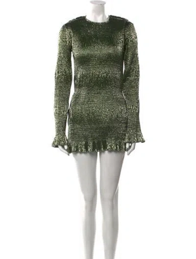 Pre-owned Georgia Alice Patterned Mini Dress