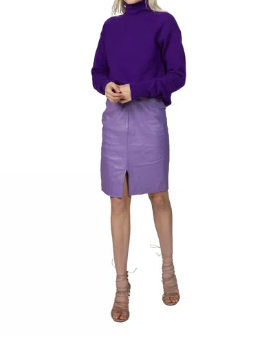 Georgia Alice Pure Cashmere Sweater In Purple