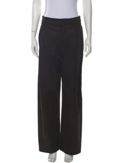 Pre-owned Georgia Alice Wide Leg Pants In Black
