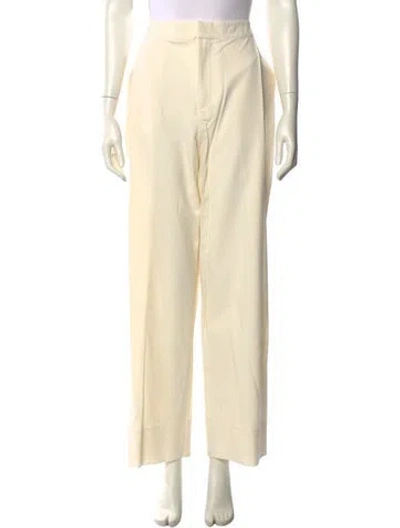 Pre-owned Georgia Alice Wide Leg Pants In White