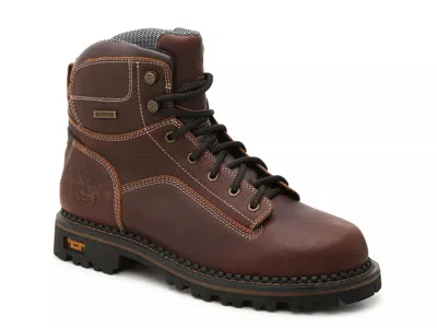Georgia Boot Amp Lt Logger Work Boot In Brown