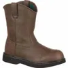 Georgia Boot Boys Pull On Boot In Brown In Brown