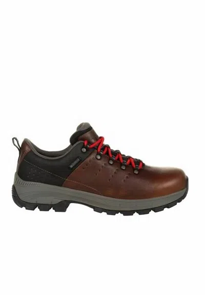 Georgia Boot Eagle Trail Alloy Toe Waterproof Oxford - Wide Width In Brown