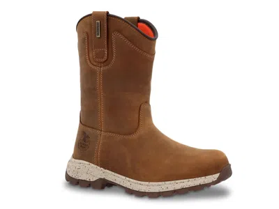 Georgia Boot Eagle Trail Waterproof Work Boot In Brown