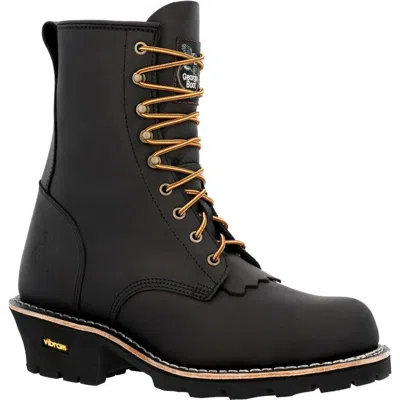 Pre-owned Georgia Boot Forestry Logger Work Boot Gb00648 In Black