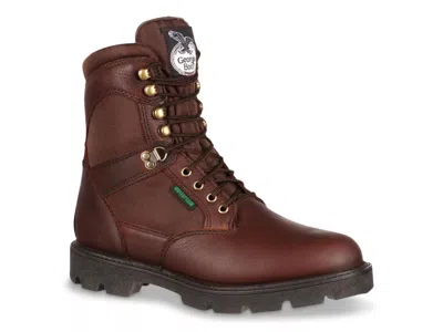 Georgia Boot Homeland Steel Toe Work Boot In Brown