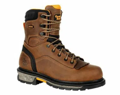 Pre-owned Georgia Boot Men's Carbo-tec Ltx Waterproof Electrical Hazard Work Boot Gb00392 In Brown