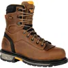 Georgia Boot Men's Carbo-tec Ltx Waterproof Soft-toe 8" Work Boot In Brown