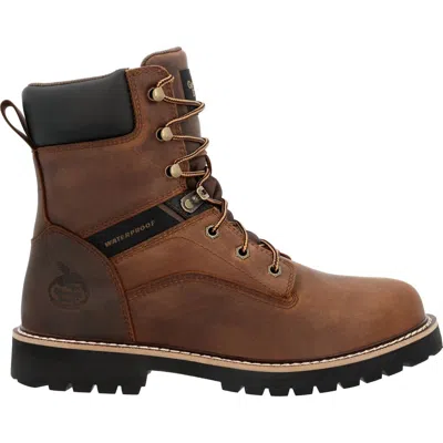 Georgia Boot Men's Core 37 8" Soft-toe Work Boot In Brown