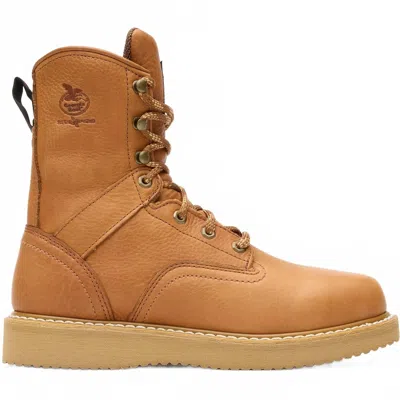 Georgia Boot Men's Farm & Ranch Wedge Work Boots In Brown