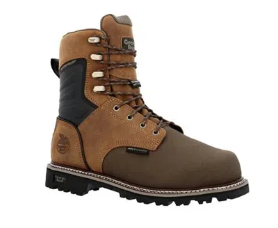 Georgia Boot Men's Met-guard Brute Waterproof Work Boot In Brown