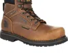 Georgia Boot Men's Revamp Steel Toe Internal Met-guard Waterproof Work Boot - Medium Width In Brown In Brown