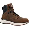 Georgia Boot Men's Sport Wedge Waterproof Work Hiker Boot In Dark Brown