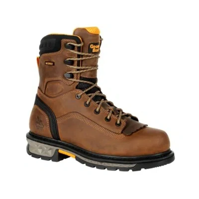 Pre-owned Georgia Boot Mens Carbo-tec Ltx Waterproof Work Boot Gb00392 In Brown And Black