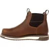 Georgia Boot Padded Amp Lt Wedge Chelsea Work Boot In Brown