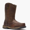 Georgia Boot Waterproof  360 Waterproof Pull On Work Boot In Brown