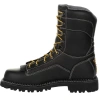 Georgia Boot Waterproof Amp Lt Logger Composite Toe Work Boot In Black