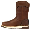Georgia Boot Waterproof Amp Lt Wedge Pull On Work Boot In Brown