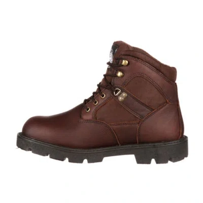 Georgia Boot Waterproof Homeland Steel Toe Work Boot In Brown