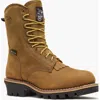 Georgia Boot Waterproof Steel Toe Waterproof 400g Insulated Logger Boot In Brown